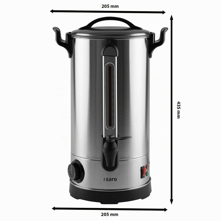 Saro 213-7510 Ancona 10 Glühwein- und Heisswasserspender, 9 L,