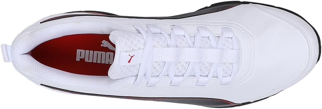 PUMA Unisex Leader Vt Sl Laufschuhe 39 EU Puma White Puma Black Flame Scarlet 1, 39 EU Puma White Pu