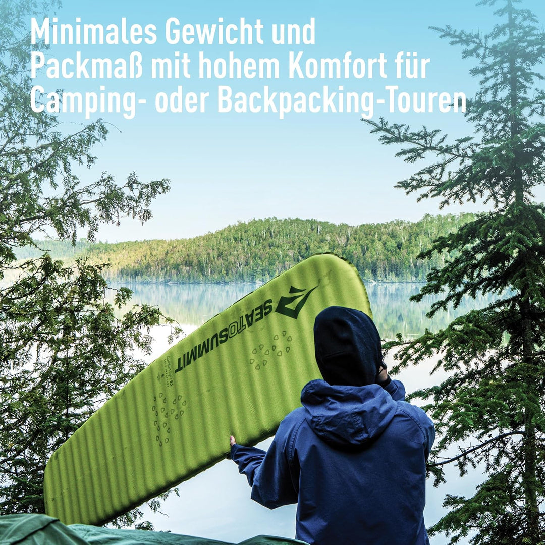 SEA TO SUMMIT - Comfort Light Self Inflating Isomatte - rutschfeste Schlafmatte - Delta Core-Technol