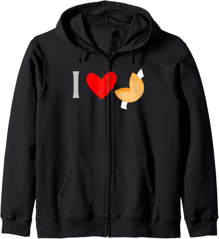 I Love Chinese Fortune Cookies Food Kapuzenjacke