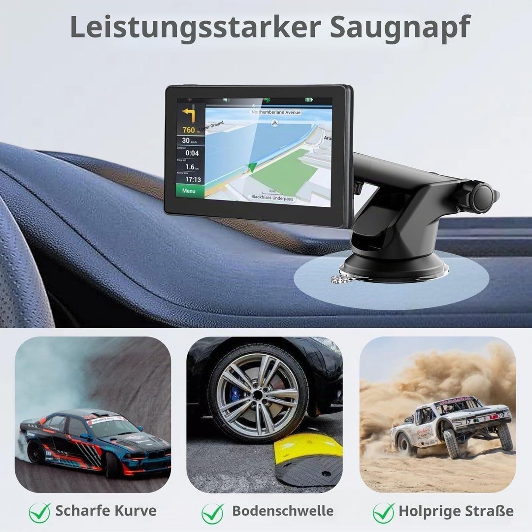 Carplay Bildschirmhalterung mit Schrauben, Saugnapfhalterung für 7&