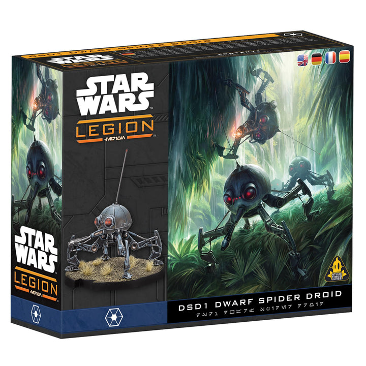 Asmodee, Star Wars: Legion – DSD1 Dwarf Spider Droid (ZSD1-Zwergspinnendroide), DE-Version, Tabletop
