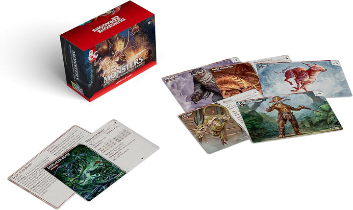 Dungeons &amp; Dragons Referenzkarten – Monster (Mystisch und Bedrohlich) | D&amp;D-Zubehör (Englische Versi