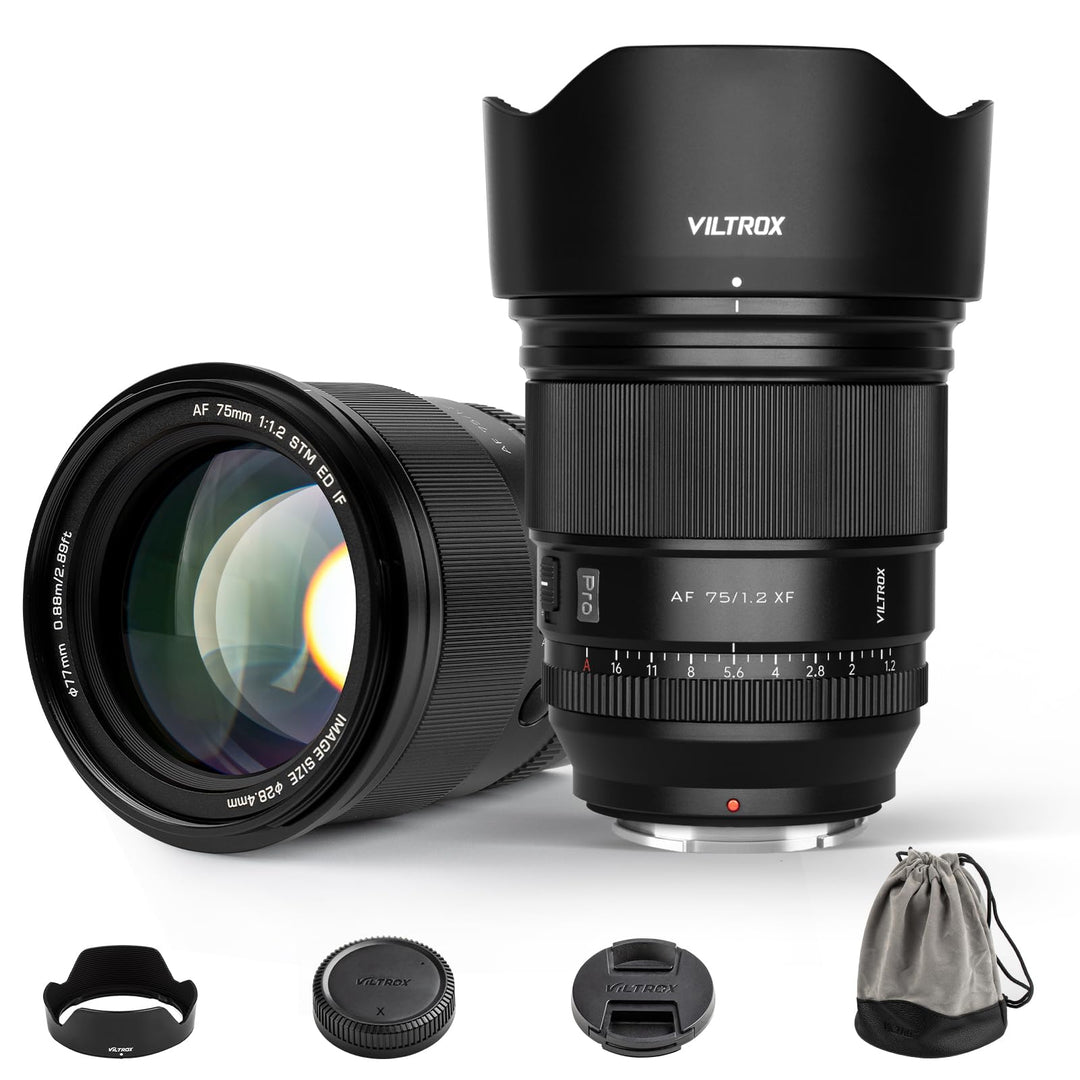 VILTROX 75mm F1.2 Pro APS-C Prime Autofokus Objektive für Fuji X Mount Kamera Objektive Standard Cam