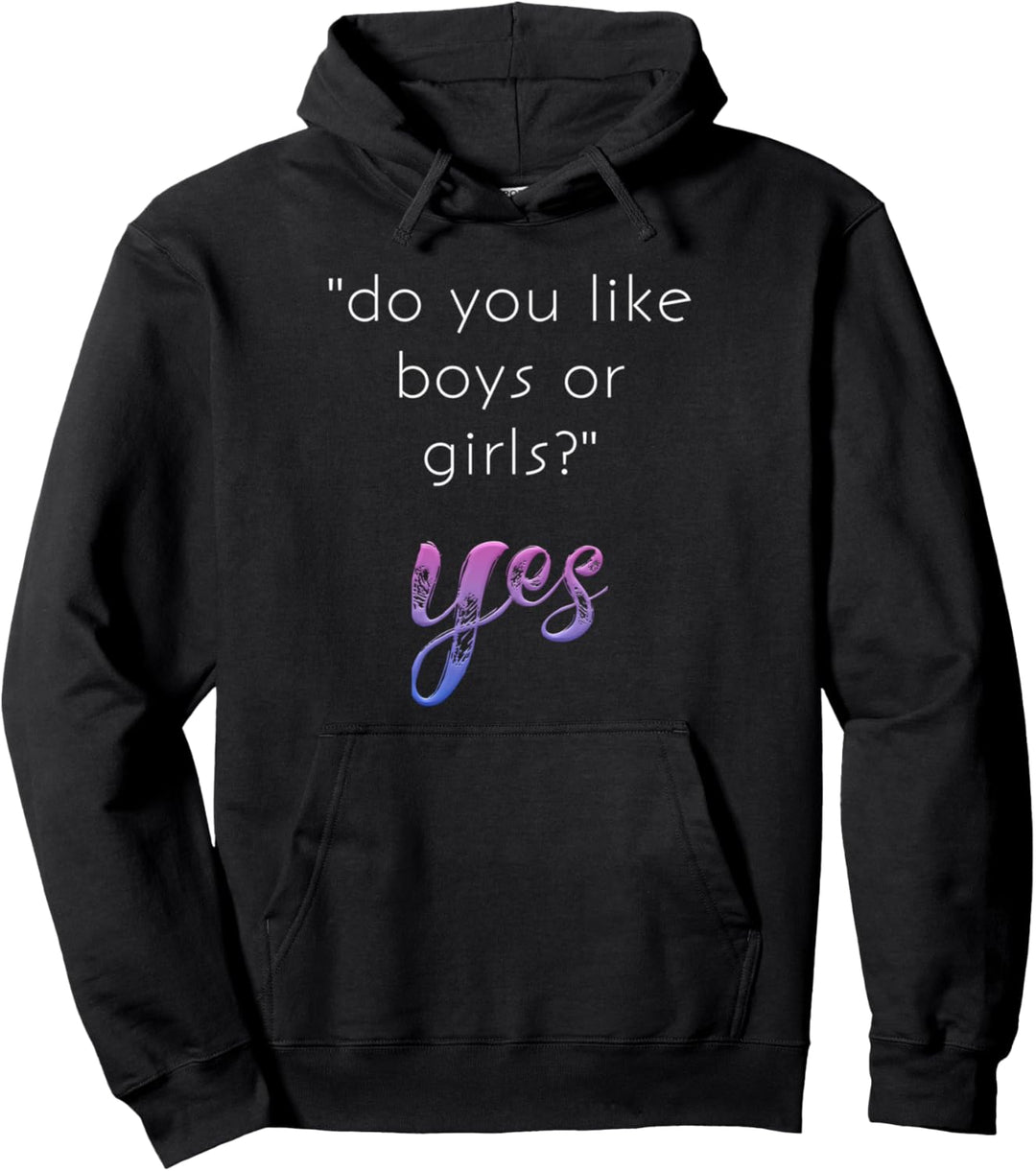Lustige Bisexuelle Bi-Pride-Flagge für Jungen oder Mädchen Pullover Hoodie