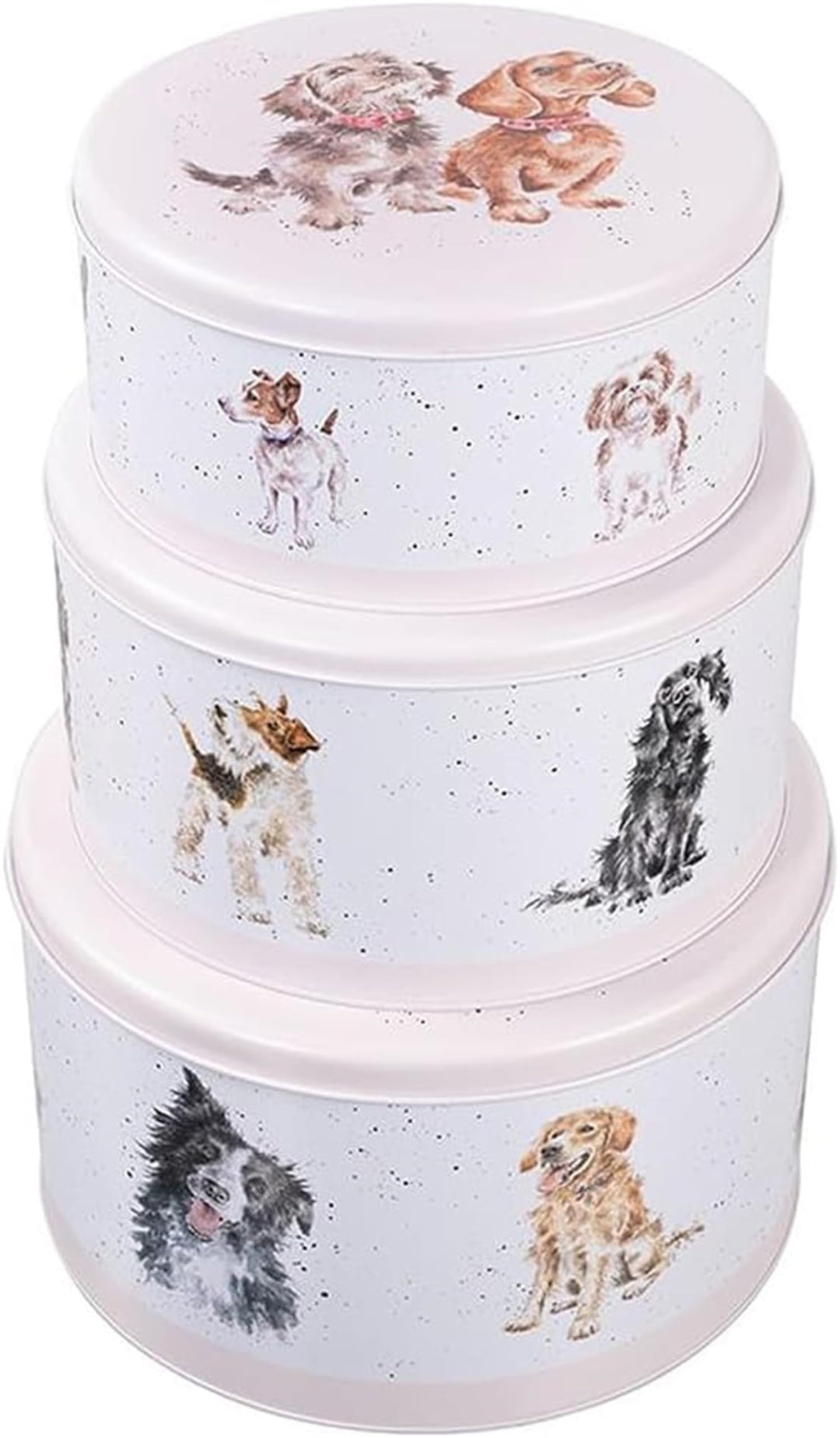 Wrendale Designs by Hannah Dale - A Dog's Life Kuchenform, 250 mm, 225 mm und 195 mm Durchmesser, A