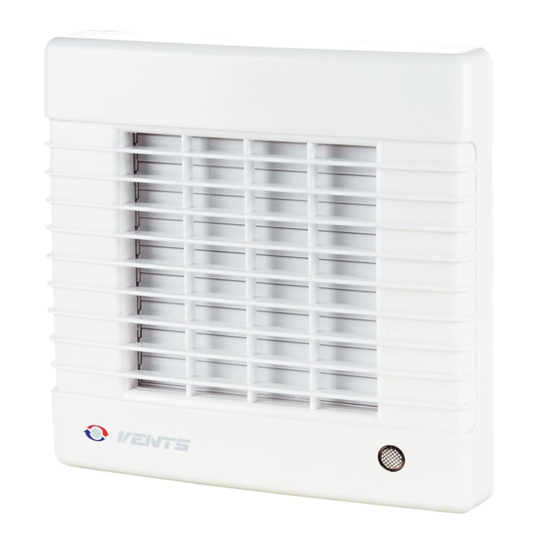 VENTS Kleinraumventilator Wandventilator MA 150 VT mit Zugschalter &amp; Nachlauf