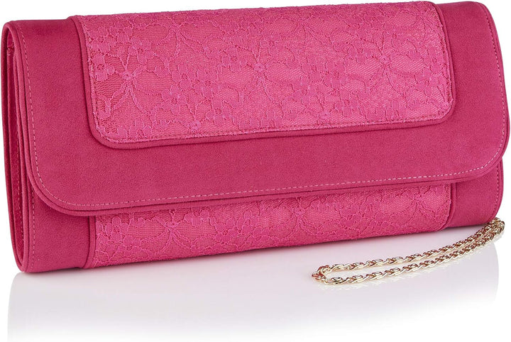Ruby Shoo Damen Tirana Clutch Handtasche 50216 S Fuchsia, S Fuchsia