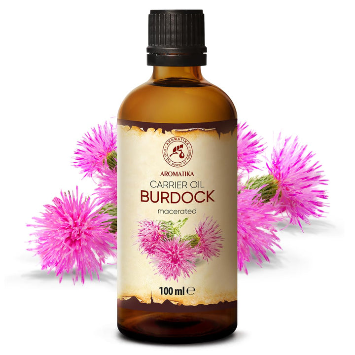 Klettenwurzel Öl 100ml - Rein Klettenwurzelöl - Arctium Lappa Wurzel - Klettenöl - Bestes Kuröl und