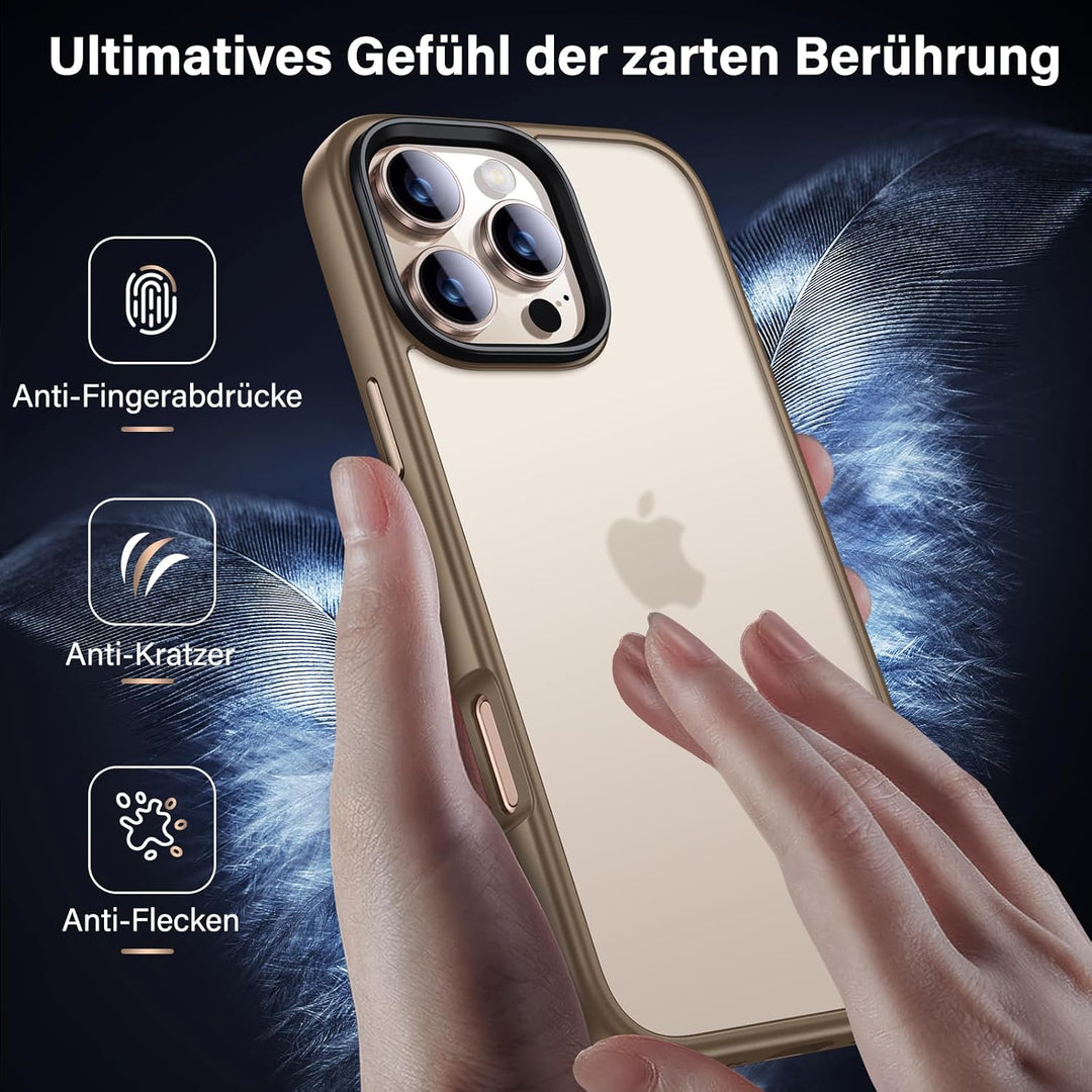 UniqueMe für iPhone 16 Pro Max Hülle, 5-in-1-Set Handyhülle für iPhone 16 Pro Max Case Rundumschutz