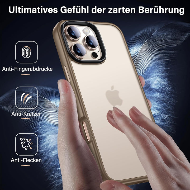 UniqueMe für iPhone 16 Pro Max Hülle, 5-in-1-Set Handyhülle für iPhone 16 Pro Max Case Rundumschutz