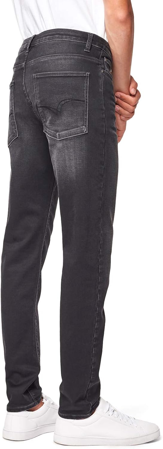 Lee Cooper Herren Norris Slim Fit Jeans 34W / 34L Dark Grey, 34W / 34L Dark Grey