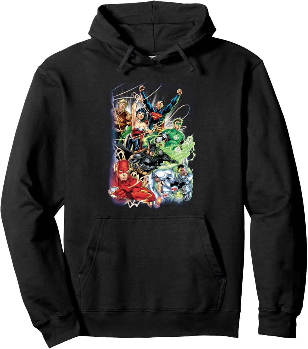 Justice League New 52 Cover #1 Pullover Hoodie