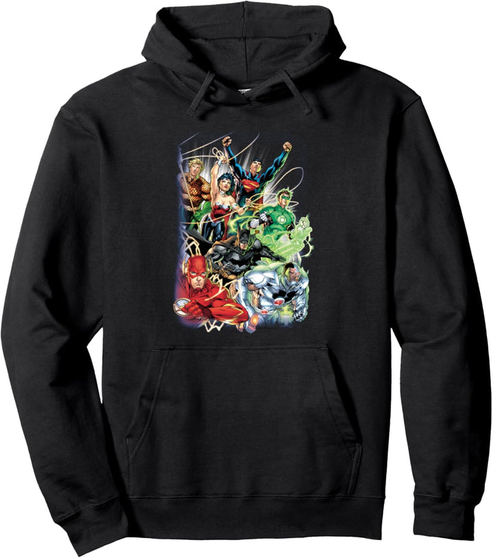 Justice League New 52 Cover #1 Pullover Hoodie