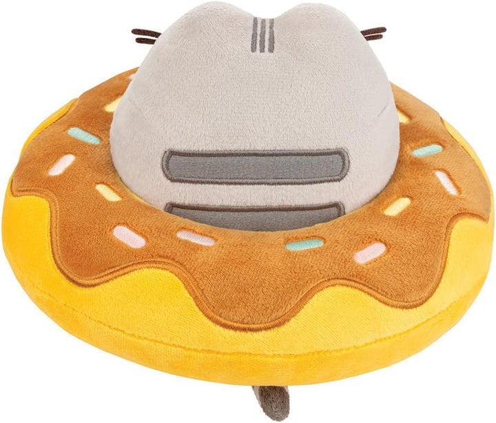 Aurora, 61573, Pusheen in a Chocolate Donut, 5In, Soft Toy, Grey