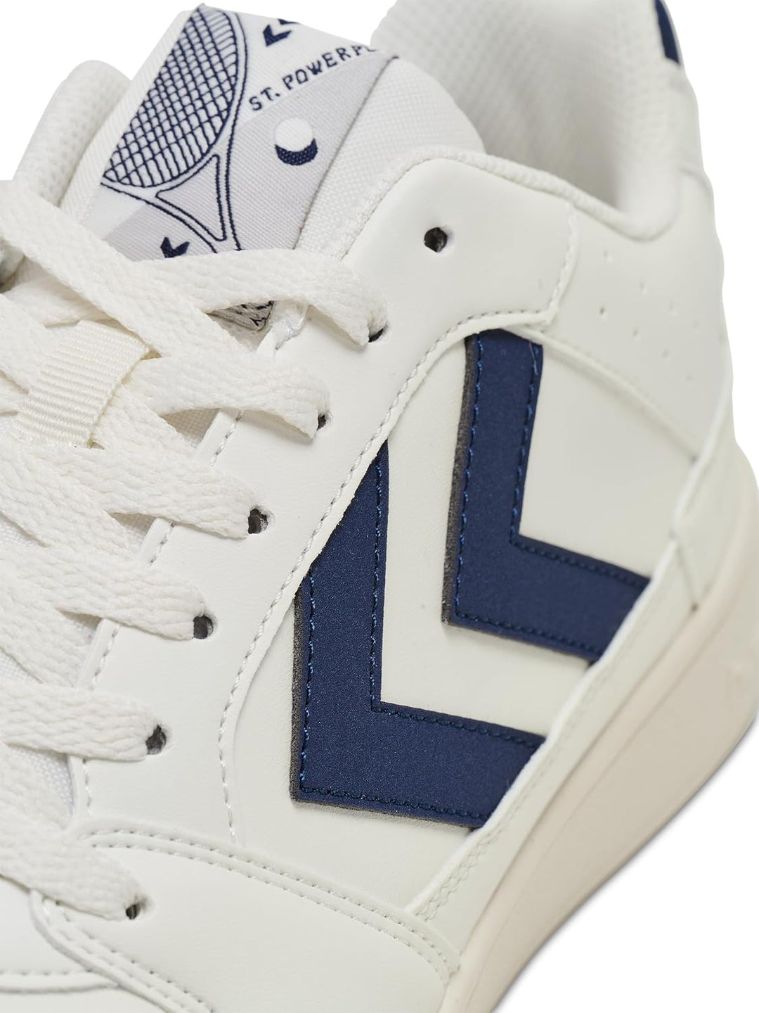 hummel Schnürsenkel Sneaker St. Power Erwachsene 37 EU White Navy, 37 EU White Navy