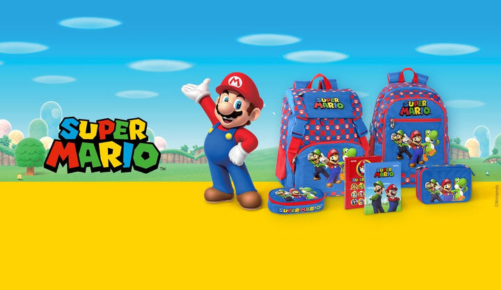 Franco Cosimo Panini Editore Rucksack ORG. C/Trolley abnehmbar New Supermario, blau, Einheitsgrösse,