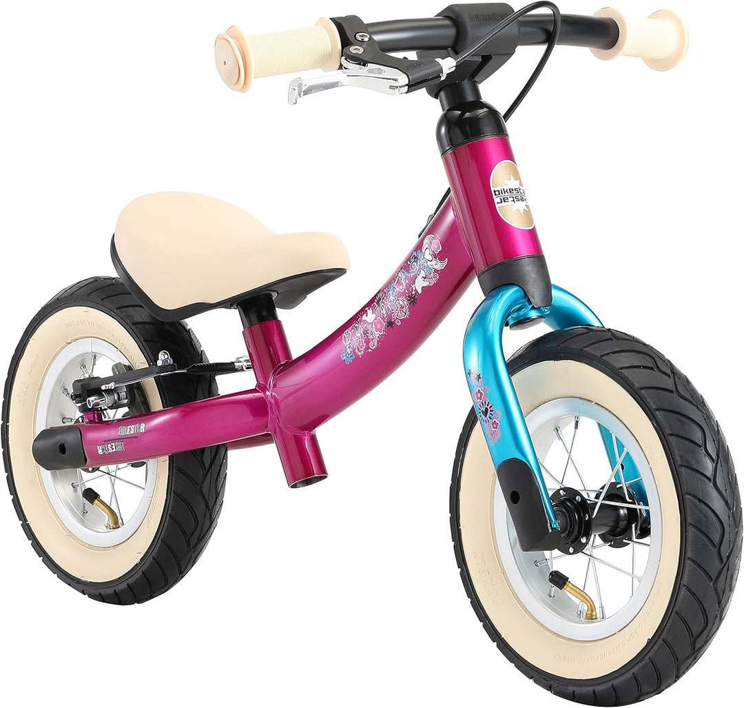 BIKESTAR Kinder Laufrad Lauflernrad Kinderrad für Mädchen ab 2-3 Jahre | 10 Zoll Sport Kinderlaufrad