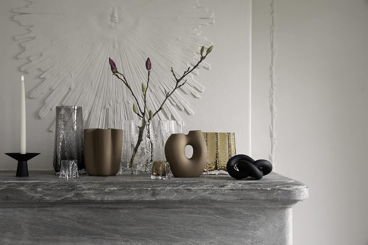 Cooee Design Tulipa Vase 20cm Hazelnut, Keramik, Tulpenvase, Haselnussfarbe W: 12, L: 12, H: 20 CM H