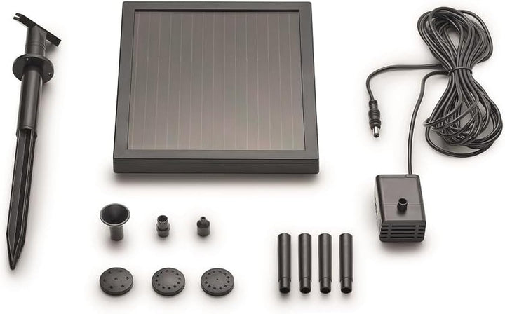 Pontec 40277 PondoSolar 150 - Solarstromsystem mit Wasserspielpume / Solarwasserspiel für attraktive