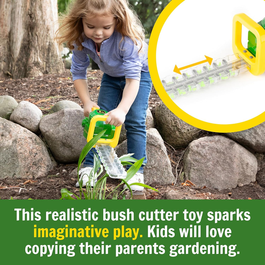 TOMY 35814 JD Preschool Hedge Trimmer, Green