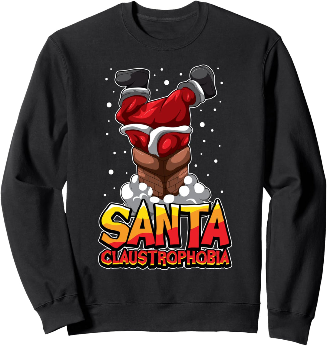 Der Weihnachtsmann steckt im Schornstein - Klaustrophobie Sweatshirt