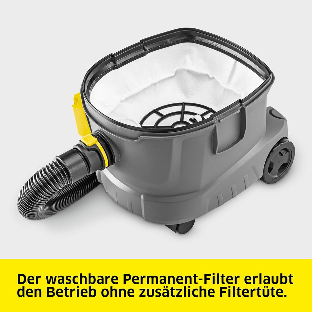 Kärcher Sauger T 11/1 Classic, Leichter Staubsauger, Behälter: 11 l, Leistung: 850 W, Schalldruckpeg
