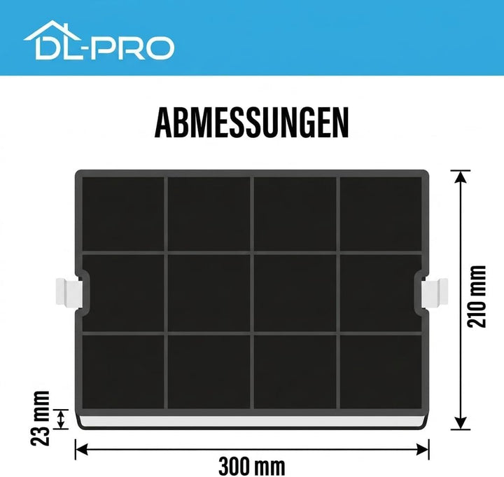 DL-pro Kohlefilter für Balay 351210 00351210 Bosch DHZ5160 Gaggenau KF001010 Siemens LZ51600 Neff Z5