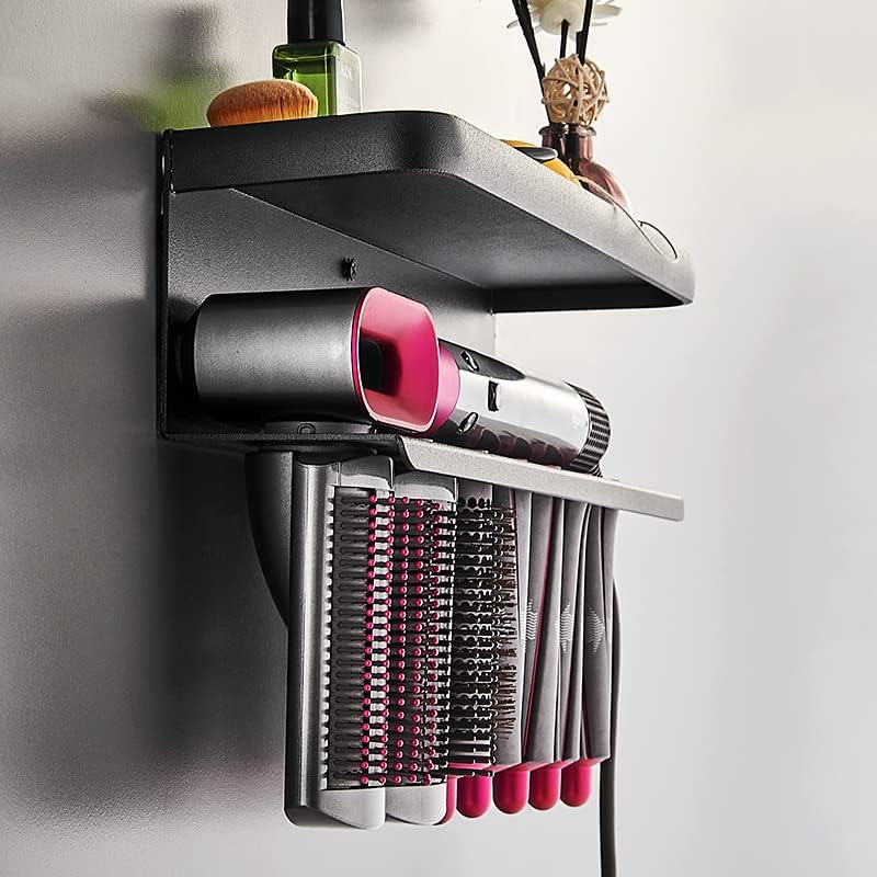 Hosoncovy Metall Wandhalterung Organizer Stand Aufbewahrungsregal mit Aufbewahrungsregal für Dyson A