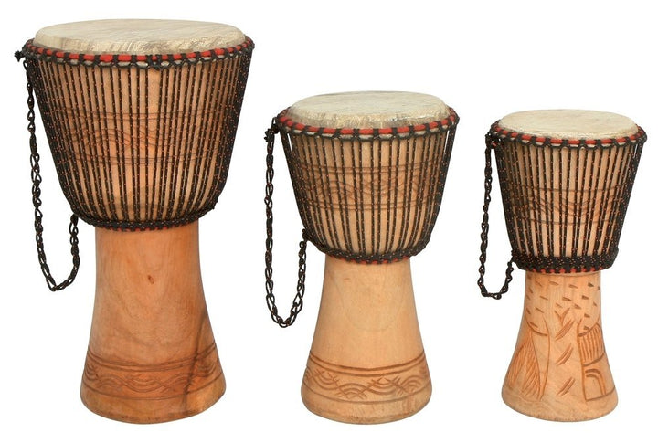 Kamballa 838012 Djembe (Höhe 52 cm, Durchmesser 25 cm) Höhe 52 cm, Drm. 25 cm, Höhe 52 cm, Drm. 25 c