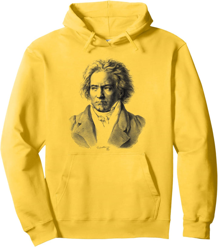 Ludwig van Beethoven Porträt Musiklehrer Klavierspieler Pullover Hoodie