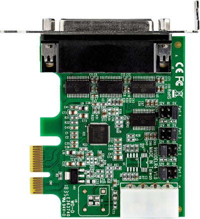 StarTech.com 4 Port Serielle PCI Express RS232 Adapter Karte - PCIe Serielle Host Controller Karte -