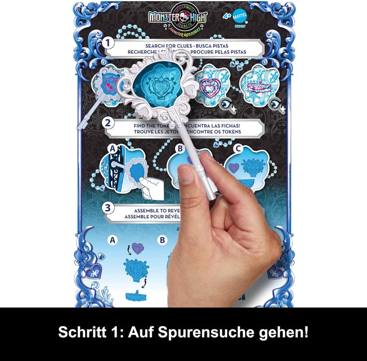 Monster High Skulltimate Secrets Puppen- und Accessoire-Set, Monster Mysteries Abbey Bominable mit K