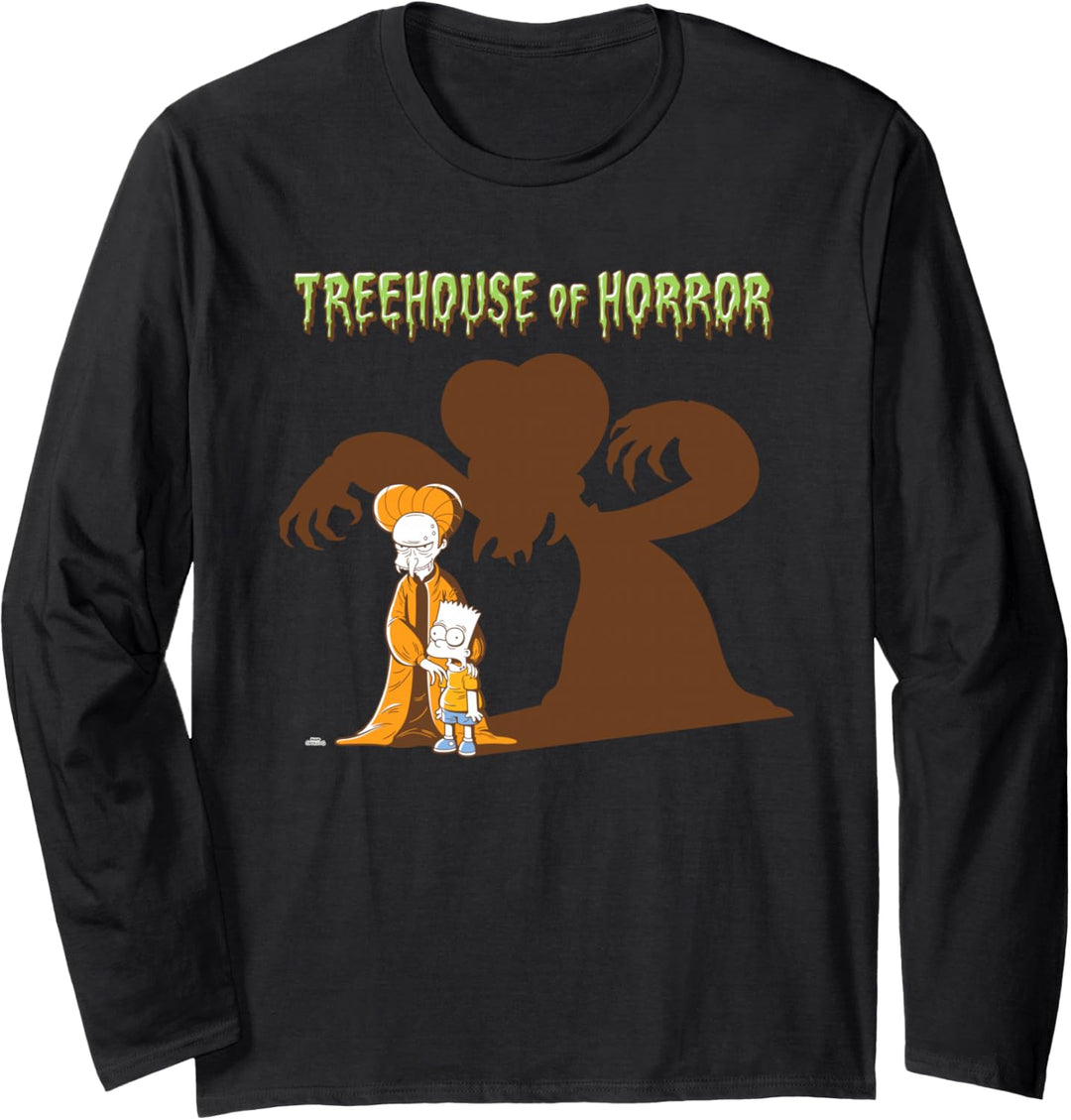 The Simpsons Treehouse of Horror Dracula Burns and Bart Langarmshirt