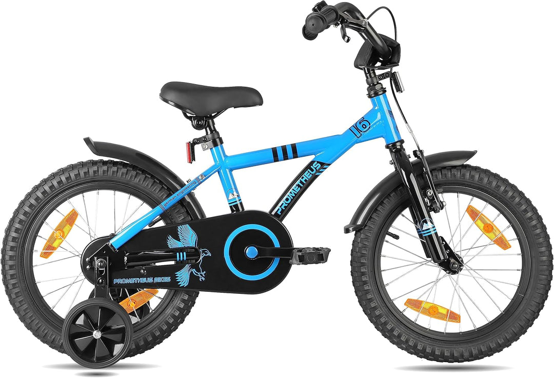 PROMETHEUS BICYCLES Kinderfahrrad 16 Zoll ab 5 Jahren - Kinder Fahrrad Mädchen Jungen Fahrrad Kinder