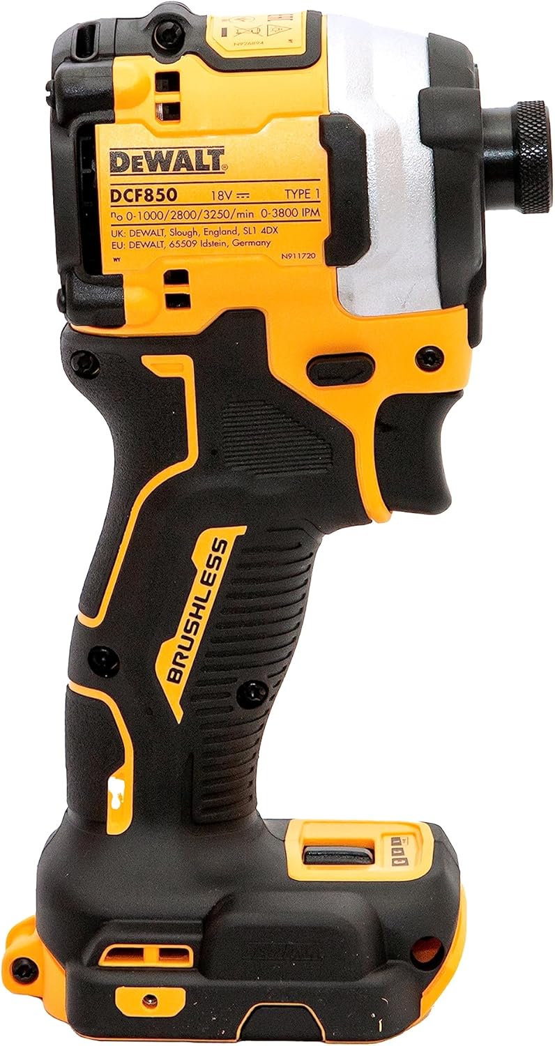 DEWALT XR Akku-Schlagschrauber DCF922N & DCF850N-XJ power screwdriver/impact driver 1/4 18V Black Ye