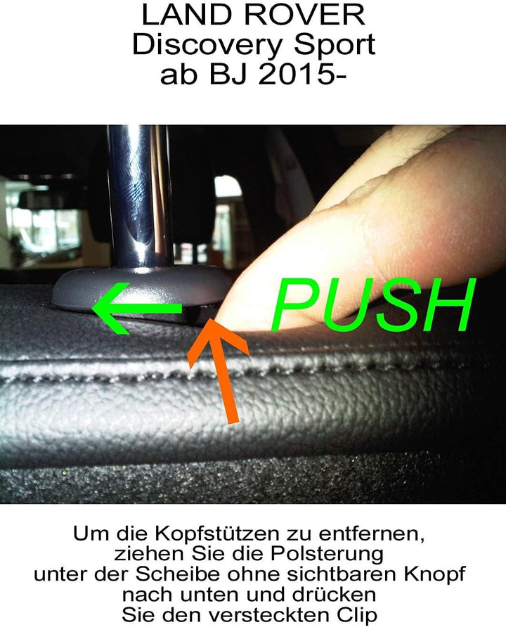 ERGOTECH Trennnetz Trenngitter kompatibel mit Land Rover Discovery Sport (ab BJ 2015), RDA65-XS16, f