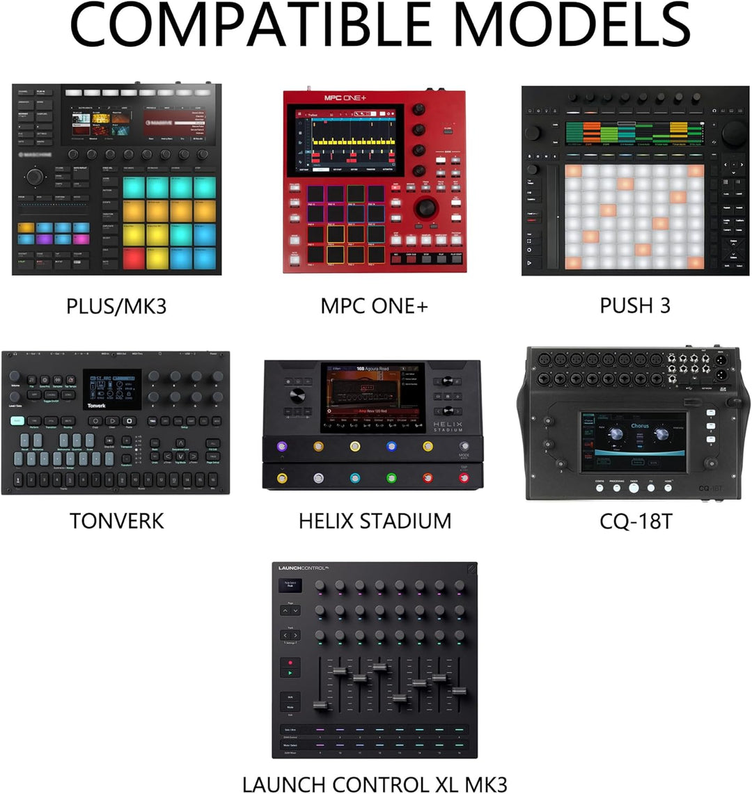 Controller-Rucksack für Audio-Workstations,kompatibel mit NI Maschine+, Ableton Push3, AKAI MPC One+
