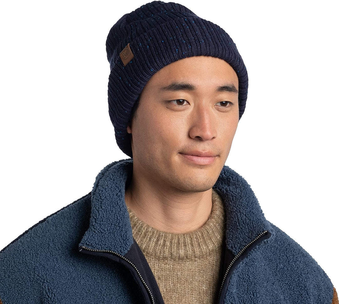 Buff Knitted HAT Kort Einheitsgrösse Schwarz, Einheitsgrösse Schwarz