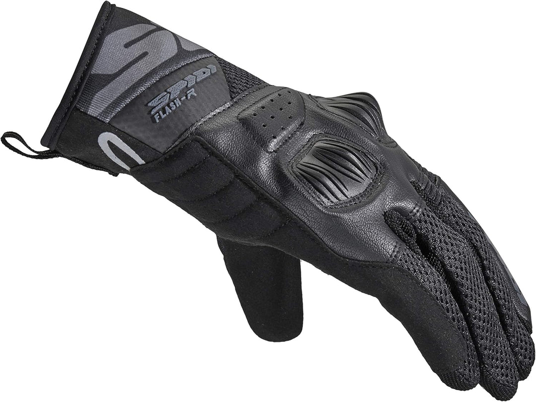 SPIDI Flash-R Evo Textilhandschuh, Schwarz, Grösse 3XL, 3XL