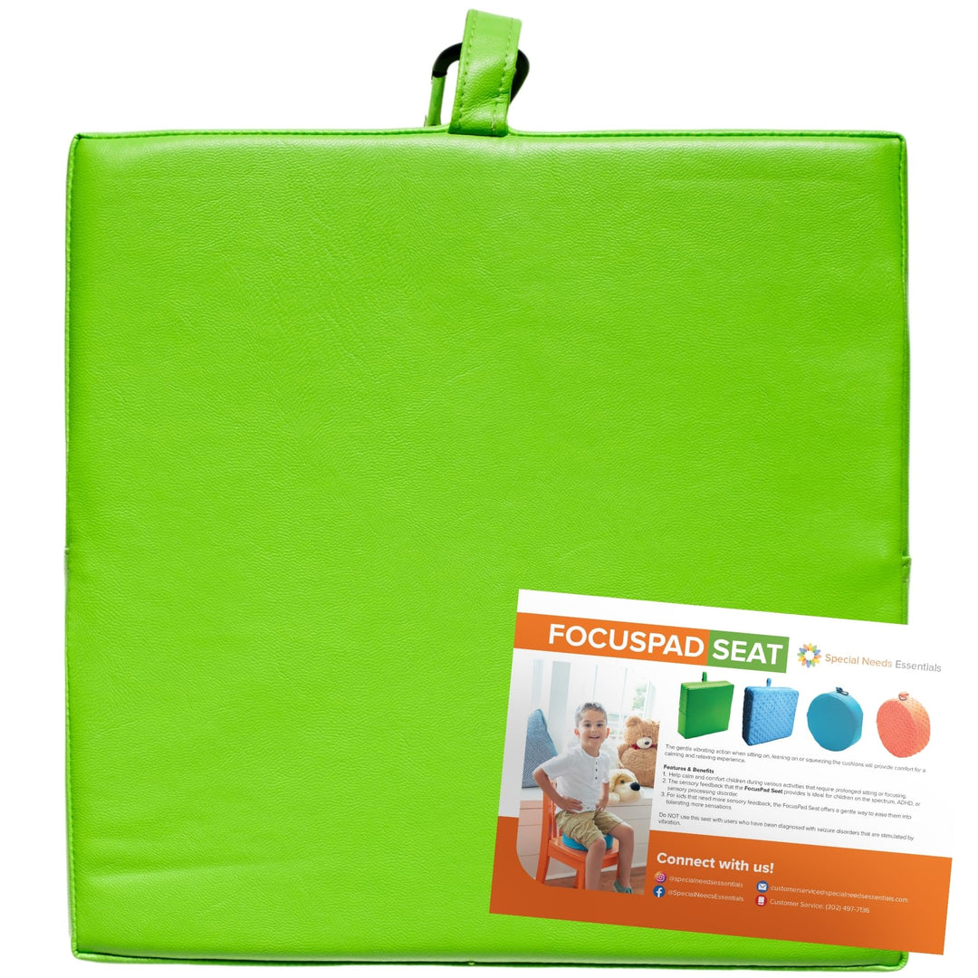 Special Needs Essentials FocusPad Sitzkissen, quadratisch, vibrierendes Kissen, beruhigendes Kissen