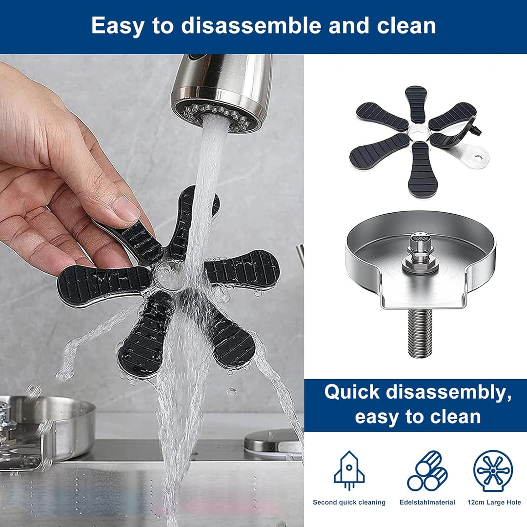 GläserspüLer für Spülbecken, FlaschenspüLer, Glasbürste für BarspüLe, Edelstahl Glasspüler, Cup Wash
