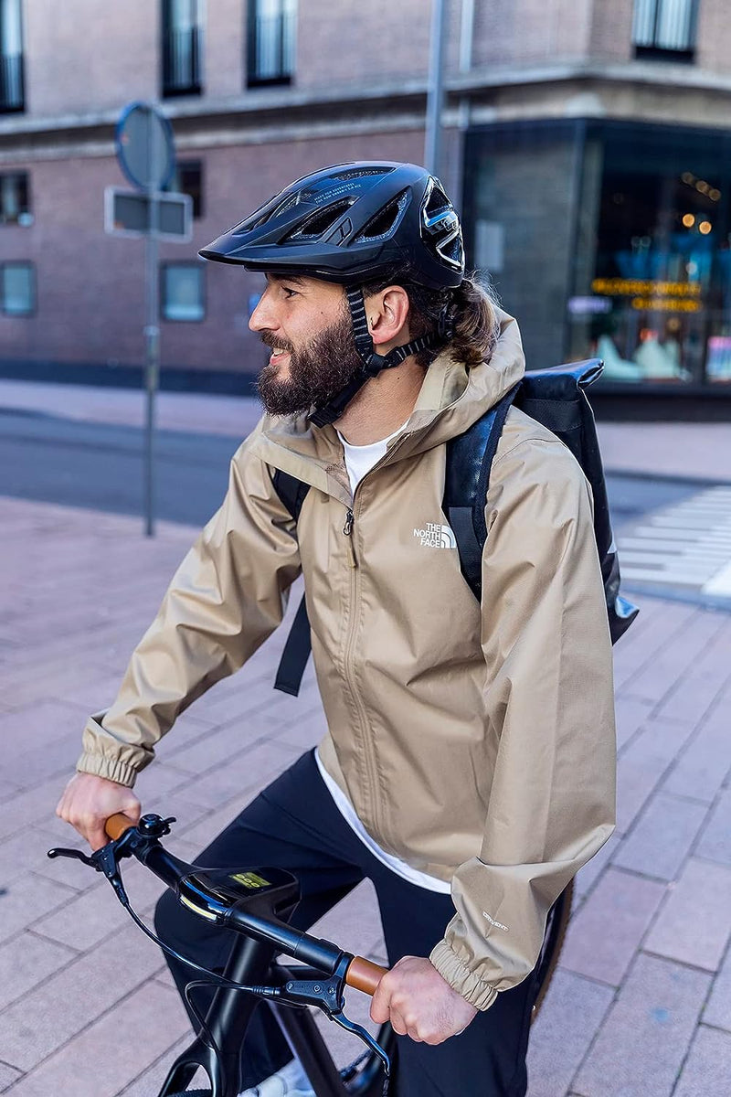 ABUS Stadthelm Urban-I 3.0 ACE - sportlicher Fahrradhelm mit LED-Rücklicht, verlängertem Schirm und