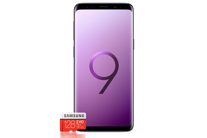 Samsung Galaxy S9 Smartphone Bundle (5,8 Zoll (14,7cm) 64GB interner Speicher, Dual SIM) + Samsung E