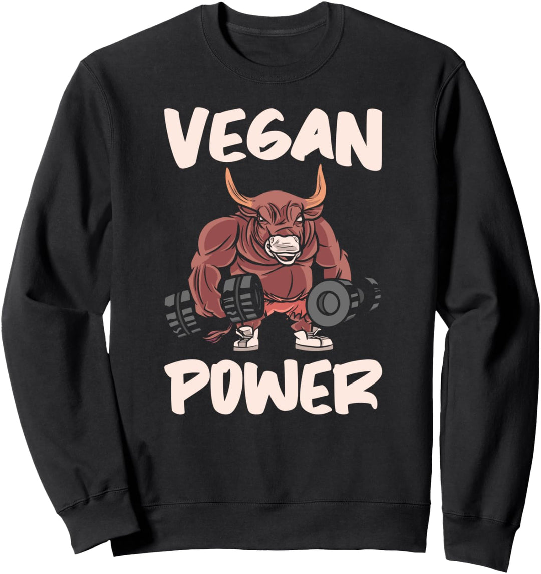 Vegan Veganerin Fleischlos Tier Liebe Veganer Spruch Sweatshirt