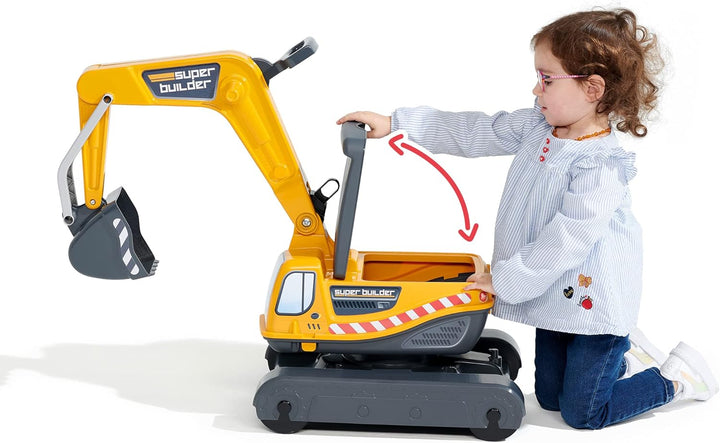 Falk Edel Sandbagger Power Shift Sitzbagger mit Rädern Falk - 100 – Fahrrad und Fahrzeug für Kinder