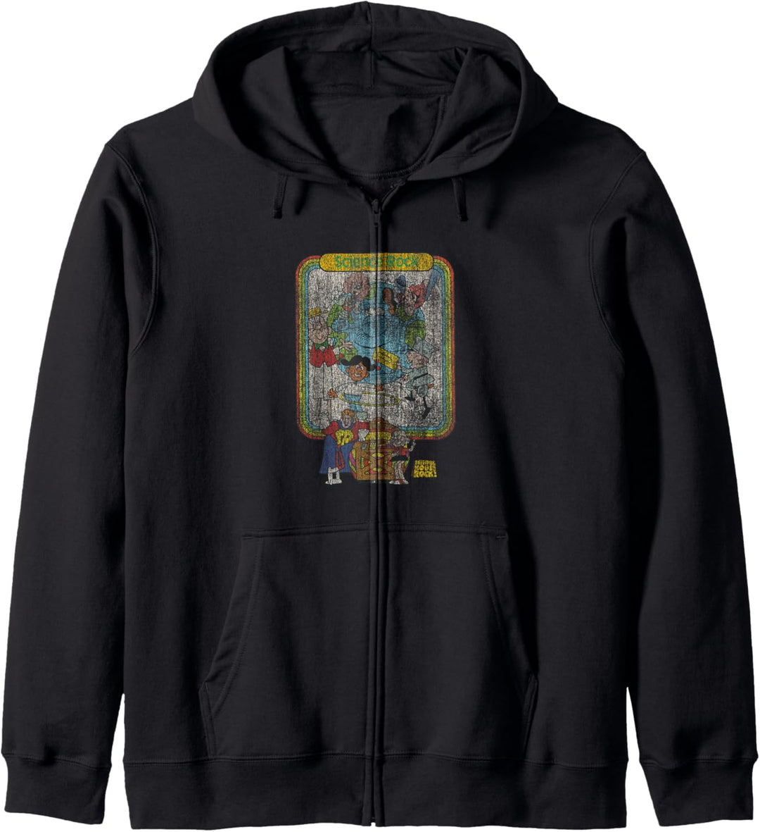 Schoolhouse Rock Wissenschaft Rock Kapuzenjacke