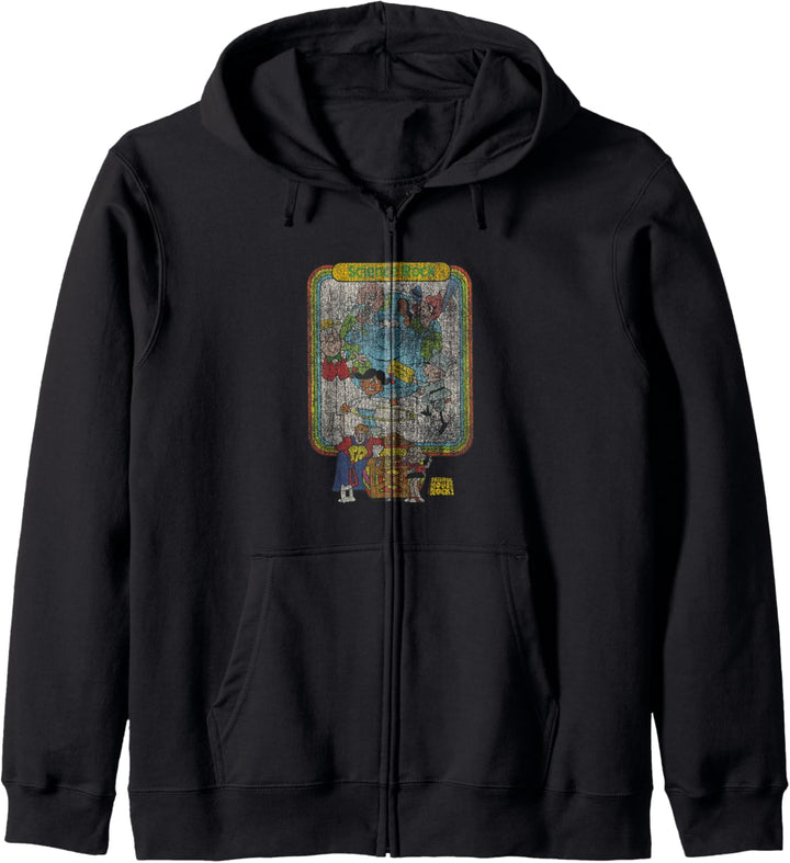 Schoolhouse Rock Wissenschaft Rock Kapuzenjacke