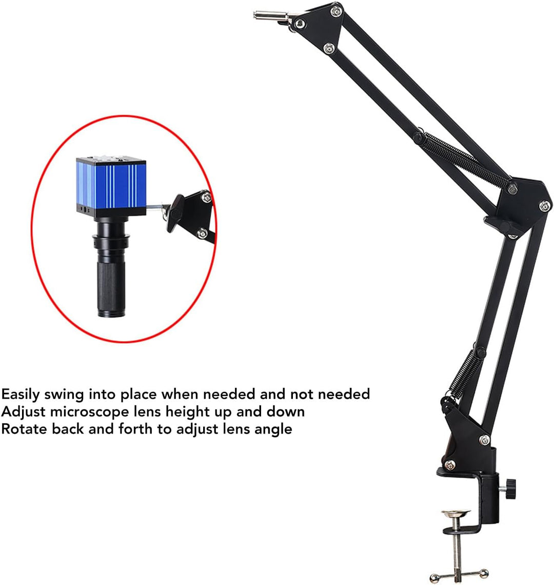 Robuster Mikroskop-Arm-Ständer mit 360 °-Drehung, Langer Arbeits Abstand, Universal-Teleskop-Faltung