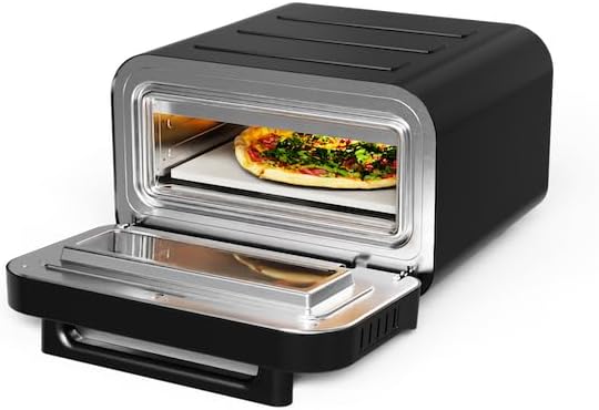 Pizzaofen mit Pizzaschaufel, Touch Display, bis 450°C